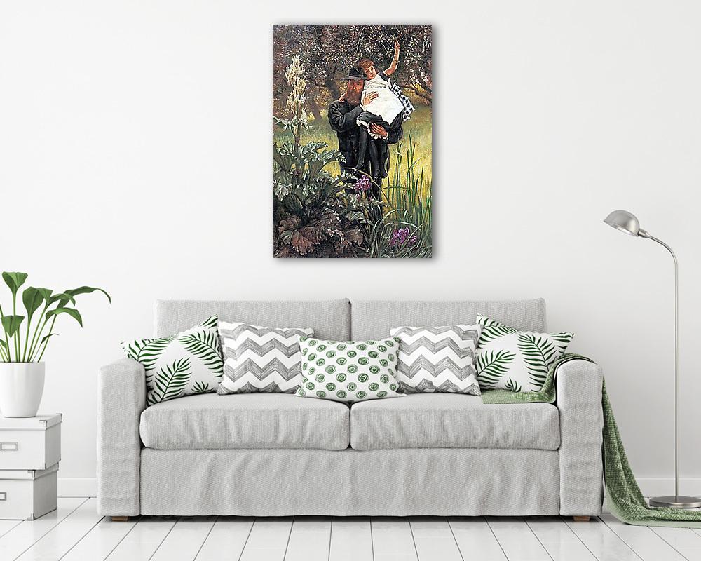 Az özvegy (vászonkép) - vászonkép, falikép otthonra és irodába