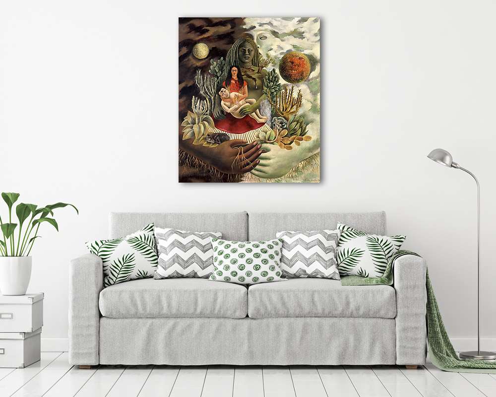 A világegyetem szerelmi ölelése, a Föld, Én, Diego és Senor Xólotl (fotótapéta) - vászonkép, falikép otthonra és irodába