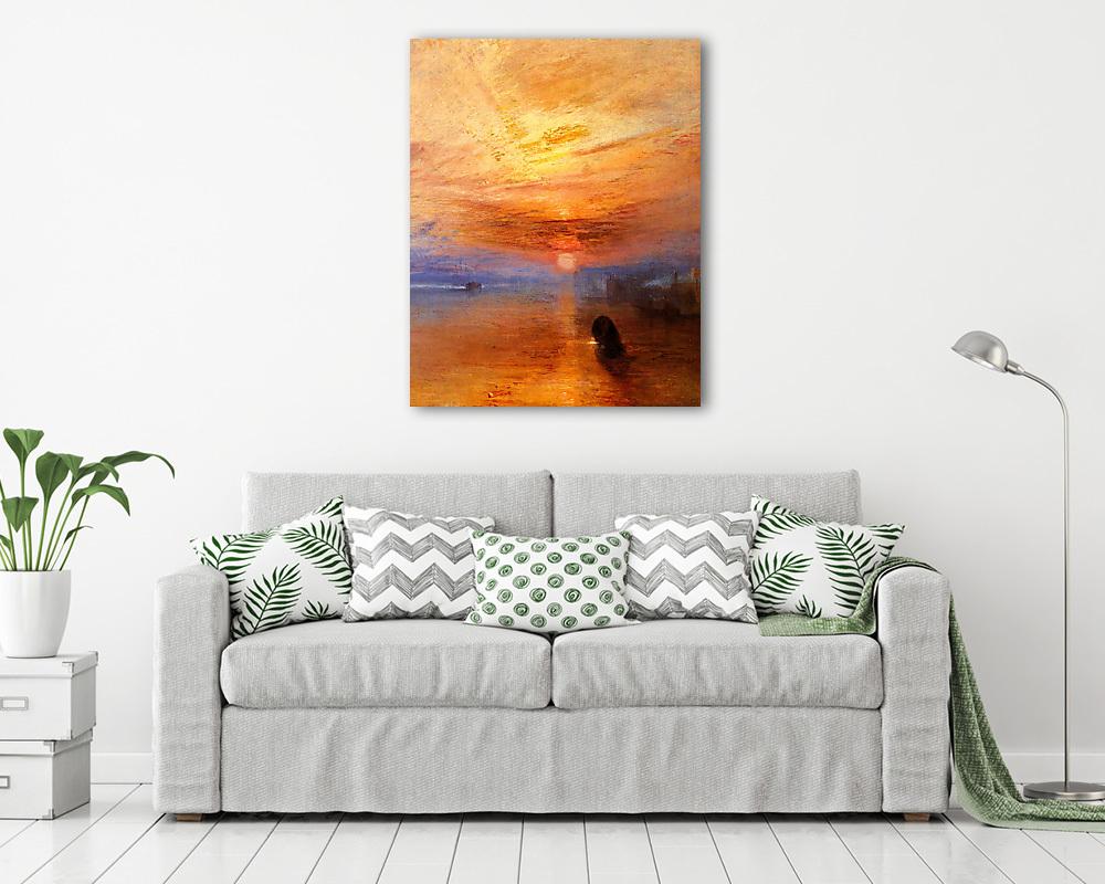 A Téméraire hadihajó utolsó útja a Temzén napnyugatakor, részlet - vászonkép, falikép vásárlás A Téméraire hadihajó utolsó útja a Temzén napnyugatakor, részlet (bögre) - vászonkép, falikép otthonra és irodába