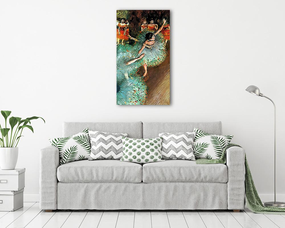 Balett-táncosok (colored version) - vászonkép, falikép vásárlás Balett-táncosok (colored version) (vászonkép) - vászonkép, falikép otthonra és irodába