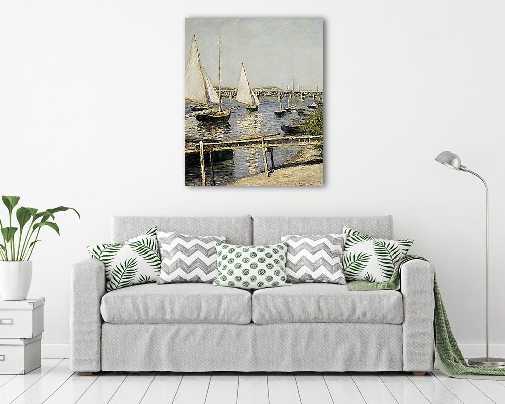 Vitrolások Argenteuil-nál (vászonkép) - vászonkép, falikép otthonra és irodába