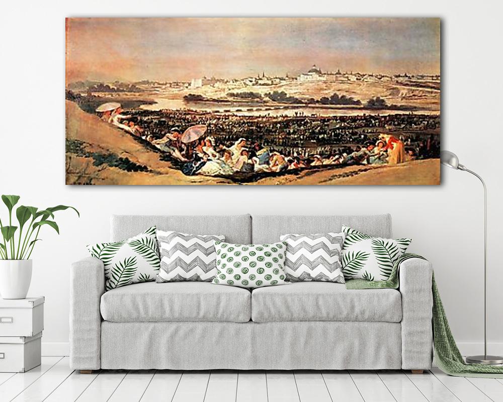 A Szent Izidor napi ünnepség (poszter) - vászonkép, falikép otthonra és irodába