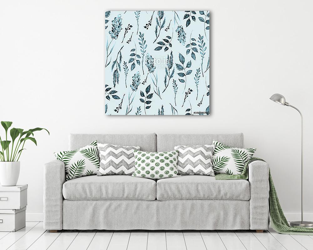 Levelek (akvarell reprodukció) (fotótapéta) - vászonkép, falikép otthonra és irodába