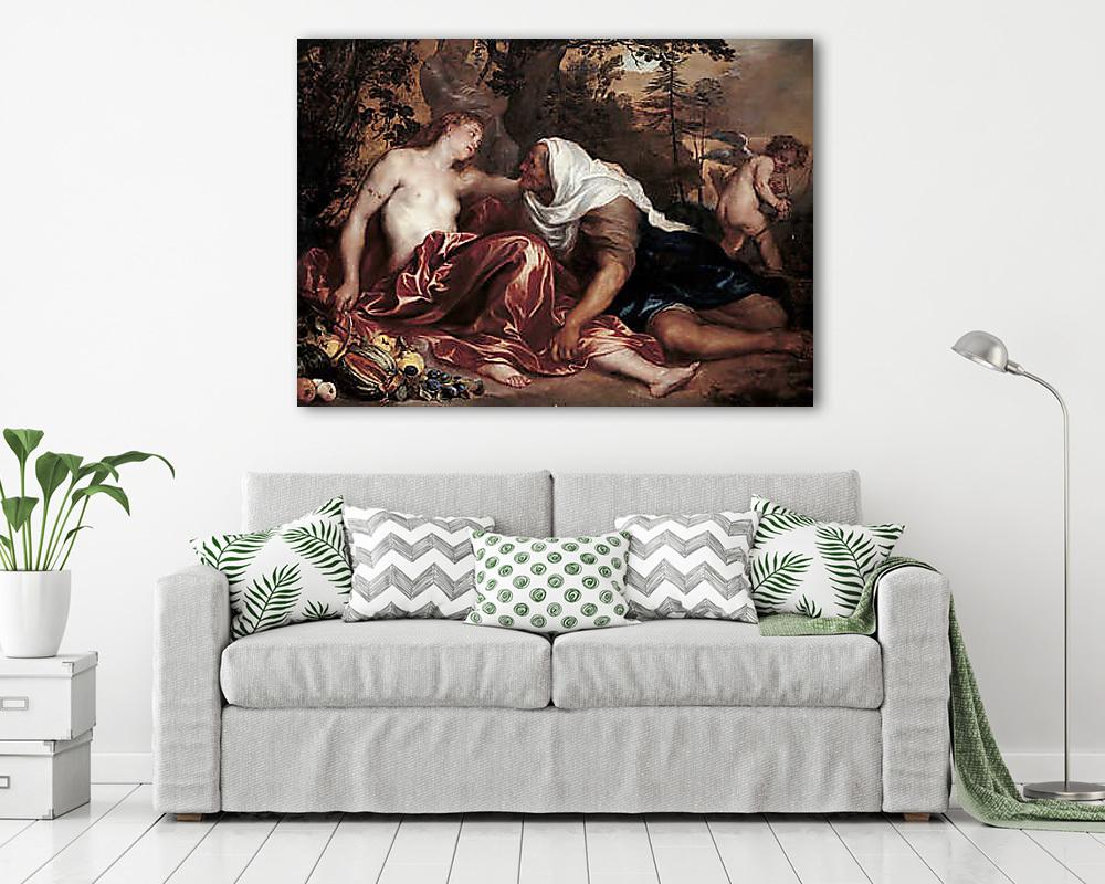 Virágfakasztó Vertumnus és Pomona (poszter) - vászonkép, falikép otthonra és irodába