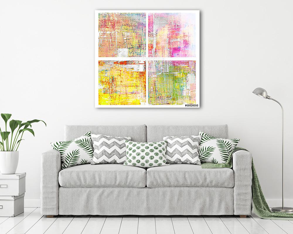 Absztrakt hátterek (bögre) - vászonkép, falikép otthonra és irodába