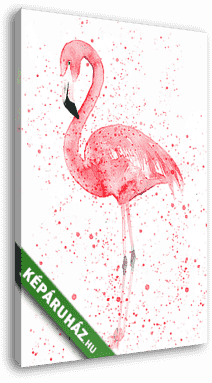 Flamingó  - vászonkép 3D látványterv