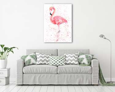 Flamingó  (vászonkép) - vászonkép, falikép otthonra és irodába