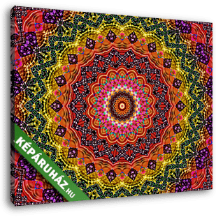 Energy mandala background - vászonkép 3D látványterv