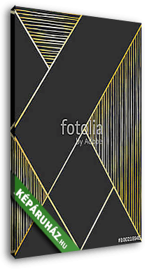 Geometrikus formák, vonalas - vászonkép 3D látványterv
