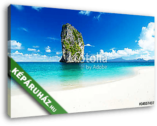 Poda island in Krabi Thailand - vászonkép 3D látványterv