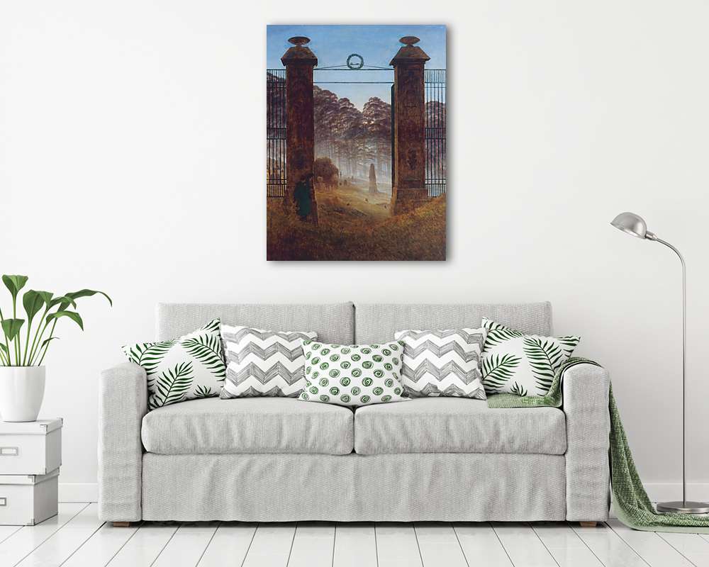 A temető (vászonkép) - vászonkép, falikép otthonra és irodába