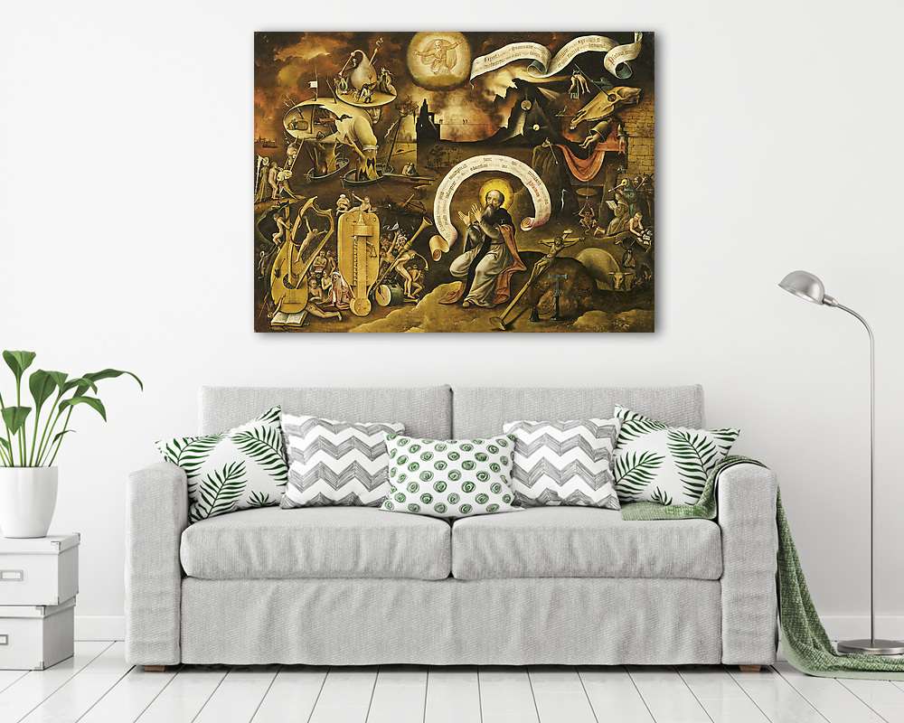 Szent Antal megkísértése (vászonkép) - vászonkép, falikép otthonra és irodába