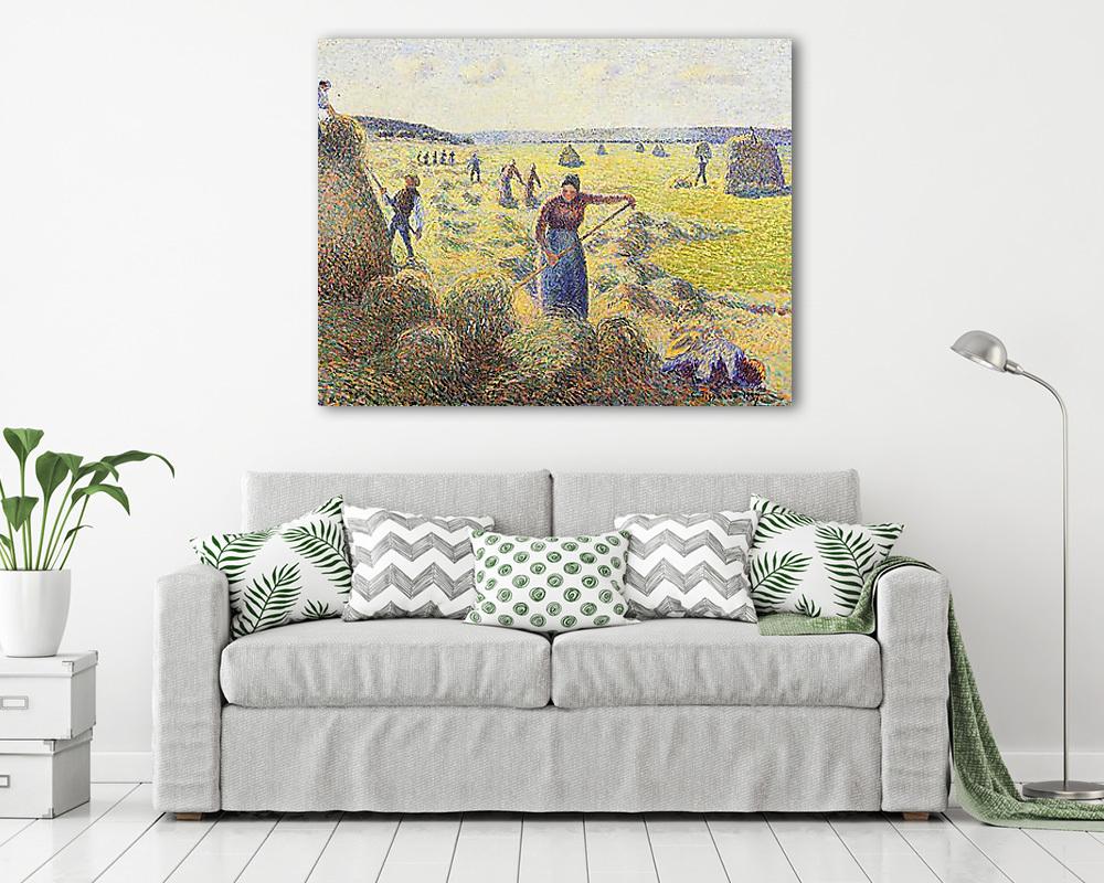 Szénagyűjtés (poszter) - vászonkép, falikép otthonra és irodába