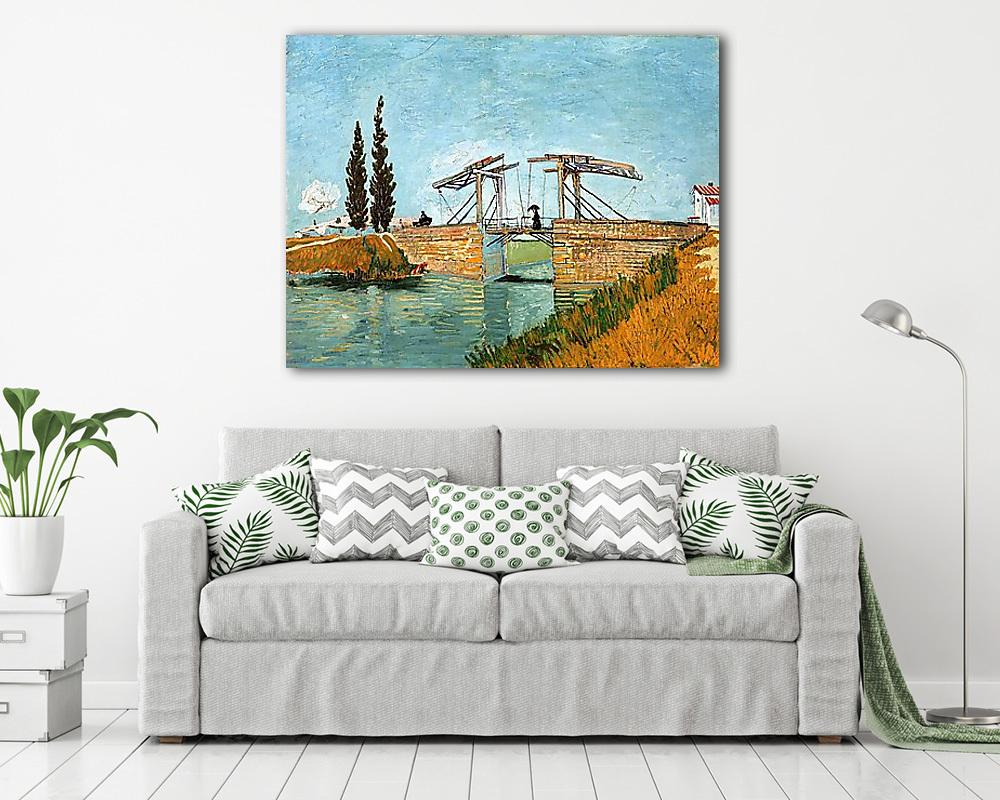 A Langlois híd - vászonkép, falikép vásárlás A Langlois híd (fotótapéta) - vászonkép, falikép otthonra és irodába