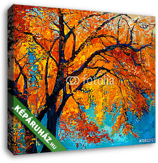 Őszi fa - vászonkép 3D látványterv