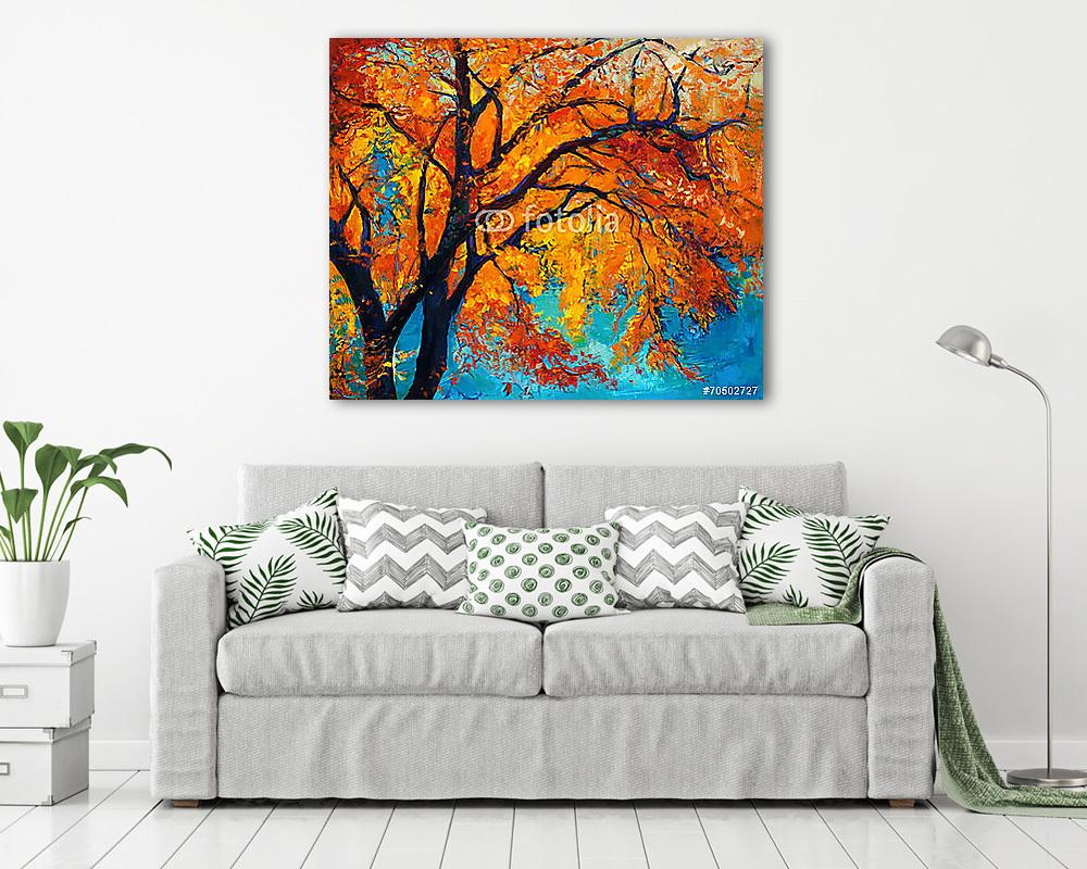 Őszi fa (vászonkép) - vászonkép, falikép otthonra és irodába