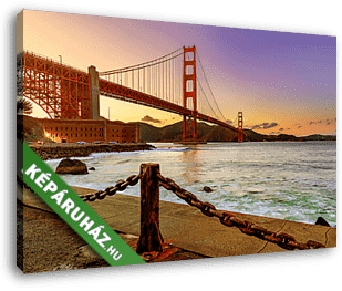 Golden Gate Este - vászonkép 3D látványterv