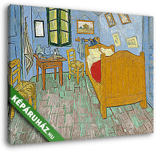 Van Gogh hálószobája Arles-ban - verzió 2. - vászonkép 3D látványterv