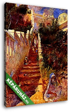 Lépcsők Algírban - vászonkép 3D látványterv