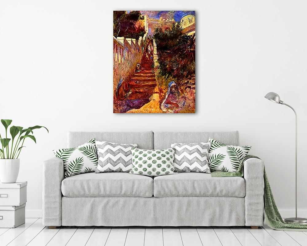 Lépcsők Algírban (fotótapéta) - vászonkép, falikép otthonra és irodába