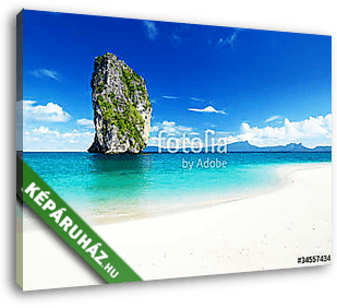 Poda island in Krabi Thailand - vászonkép 3D látványterv