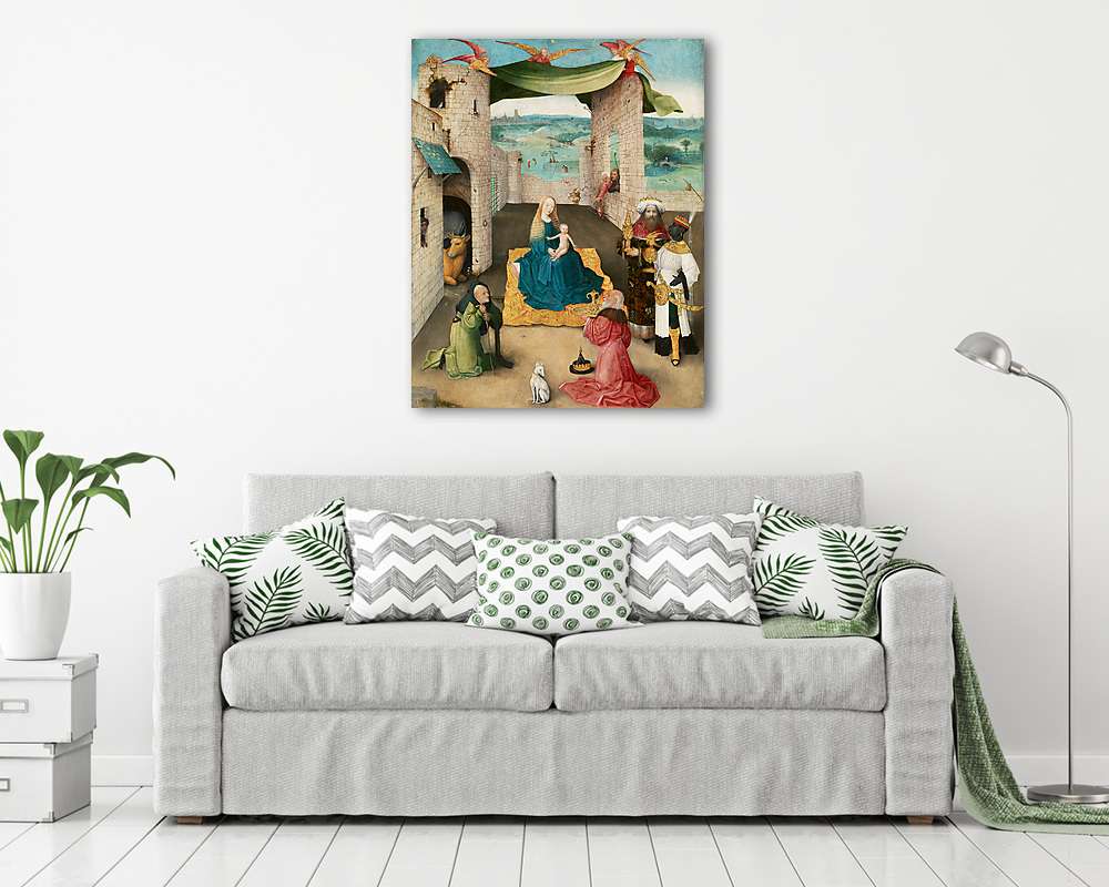 A kis Jézus üdvözlése (többrészes kép) - vászonkép, falikép otthonra és irodába