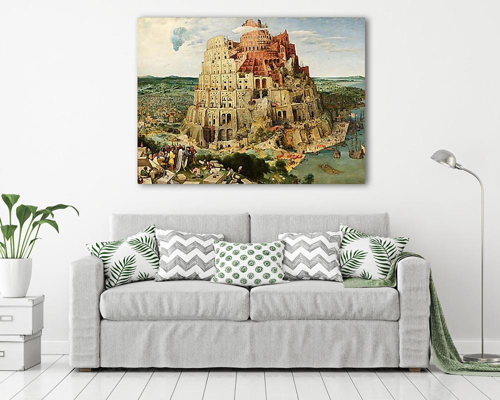 Bábel tornya (többrészes kép) - vászonkép, falikép otthonra és irodába