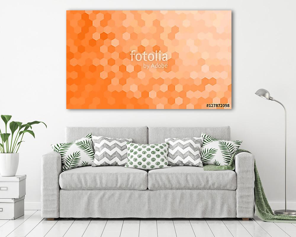 Hatszögű texturált dekoratív vektor háttér háttérkép - vászonkép, falikép vásárlás Hatszögű texturált dekoratív vektor háttér háttérkép (vászonkép) - vászonkép, falikép otthonra és irodába