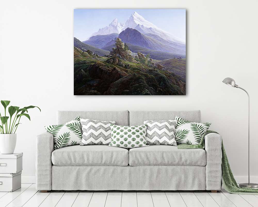 A Watzmann hegy (Németország) - vászonkép, falikép vásárlás A Watzmann hegy (Németország) (fotótapéta) - vászonkép, falikép otthonra és irodába