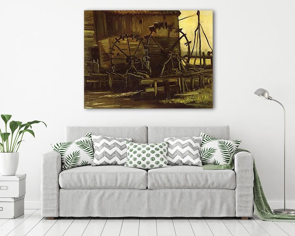 Vízimalom kerekei (vászonkép) - vászonkép, falikép otthonra és irodába