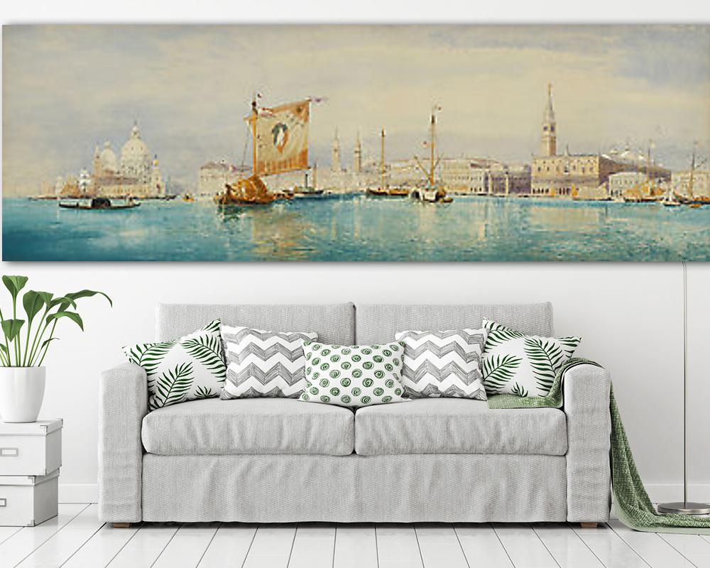 Velencei panoráma - vászonkép, falikép vásárlás Velencei panoráma (fotótapéta) - vászonkép, falikép otthonra és irodába
