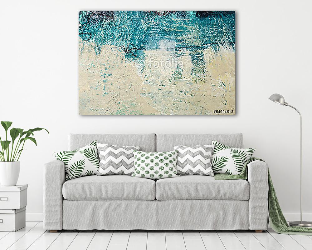 Absztrakt textúra 2 (olajfestmény reprodukció) (többrészes kép) - vászonkép, falikép otthonra és irodába