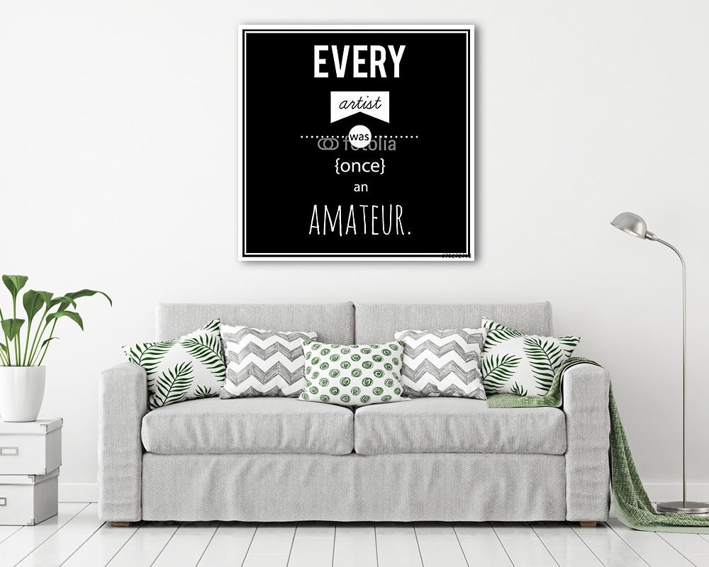 Inspiráló VECTOR idézet. (vászonkép) - vászonkép, falikép otthonra és irodába