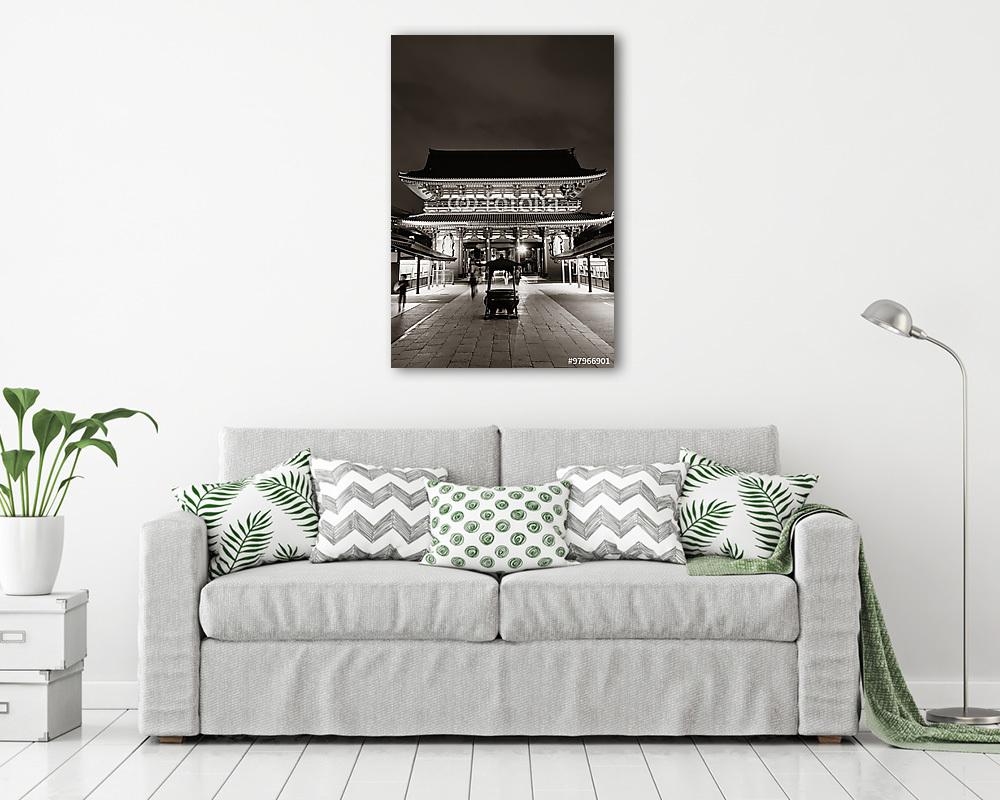 Tokiói templom (többrészes kép) - vászonkép, falikép otthonra és irodába