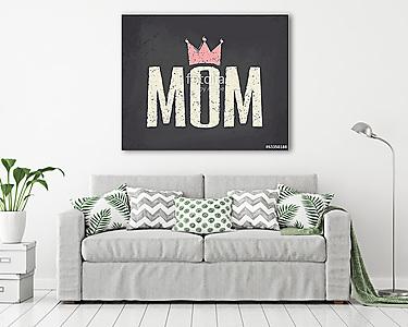 Anyák napja üdvözlőlap (vászonkép) - vászonkép, falikép otthonra és irodába