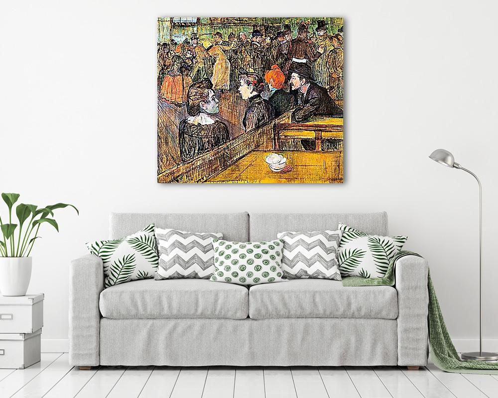Bál a Moulin de la Galette-ban (vászonkép)