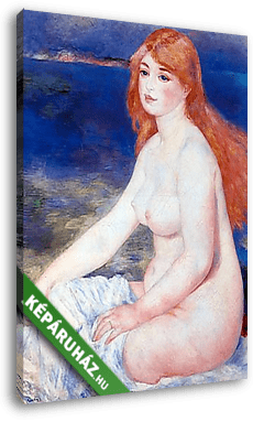 Szőke fürdőző - vászonkép 3D látványterv Szőke fürdőző - vászonkép 3D látványterv