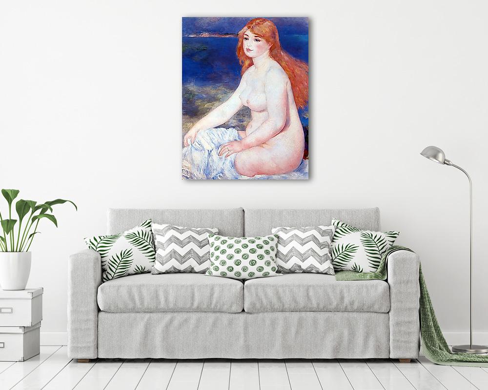 Szőke fürdőző - vászonkép, falikép vásárlás Szőke fürdőző (többrészes kép) - vászonkép, falikép otthonra és irodába