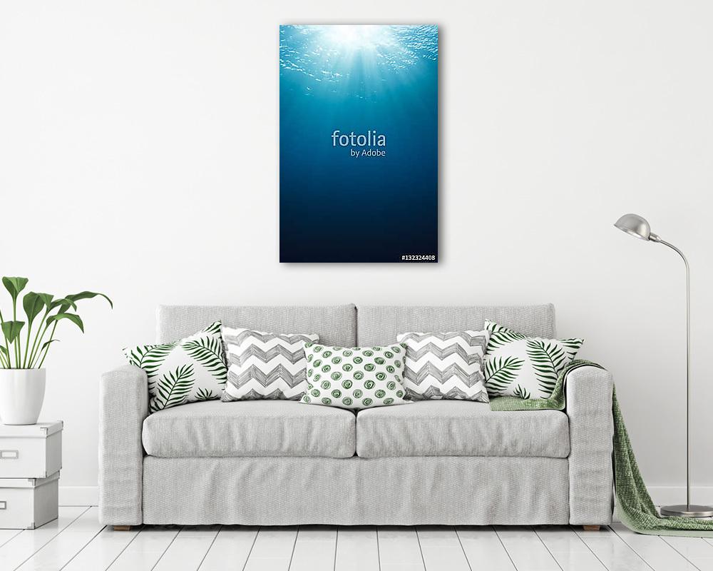 Underwater background (vászonkép) - vászonkép, falikép otthonra és irodába