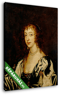 Queen Henrietta Maria portréja - vászonkép 3D látványterv