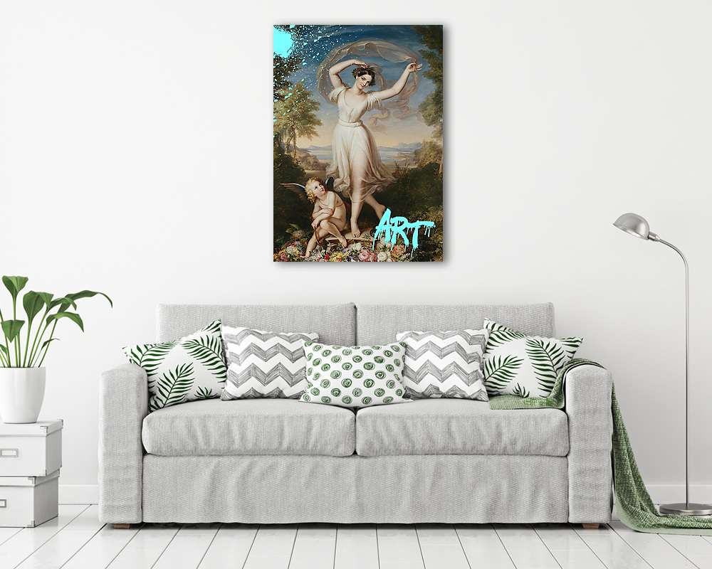 Szabadság (Barokk & Graffiti) - vászonkép, falikép vásárlás Szabadság (Barokk & Graffiti) (vászonkép) - vászonkép, falikép otthonra és irodába