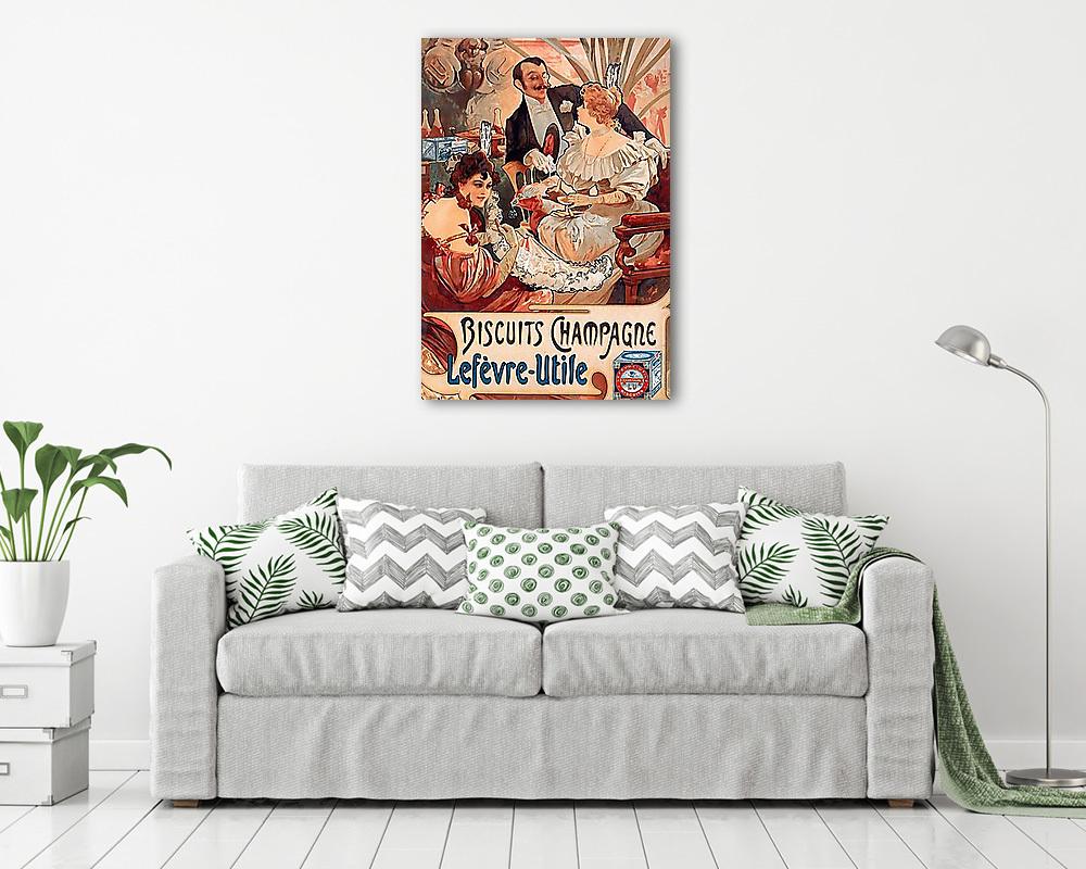 Biscuits Champagne (fotótapéta) - vászonkép, falikép otthonra és irodába