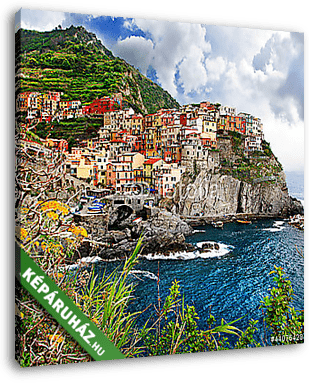 képi Olaszország - Monarolla, Cinque Terre - vászonkép 3D látványterv