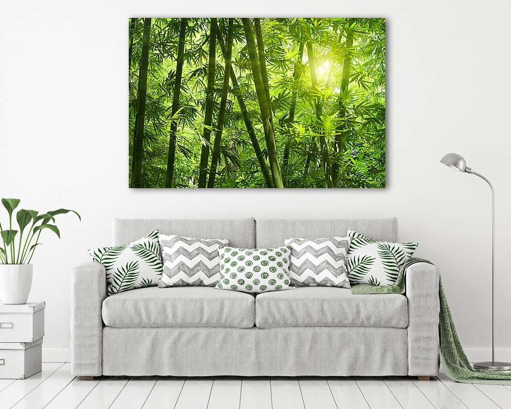 Bambusz erdő. (vászonkép) - vászonkép, falikép otthonra és irodába