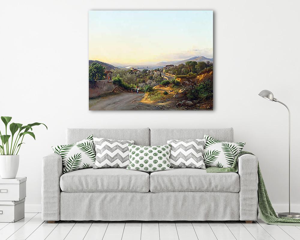 Firenzei látkép (fotótapéta) - vászonkép, falikép otthonra és irodába