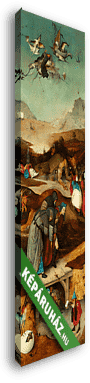 Szent Antal megkísértése, tripticon bal panel - vászonkép 3D látványterv