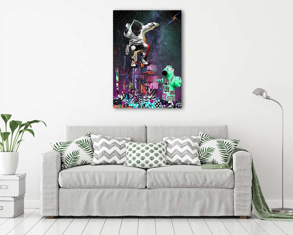 Jump (MenzArt) (fotótapéta) - vászonkép, falikép otthonra és irodába