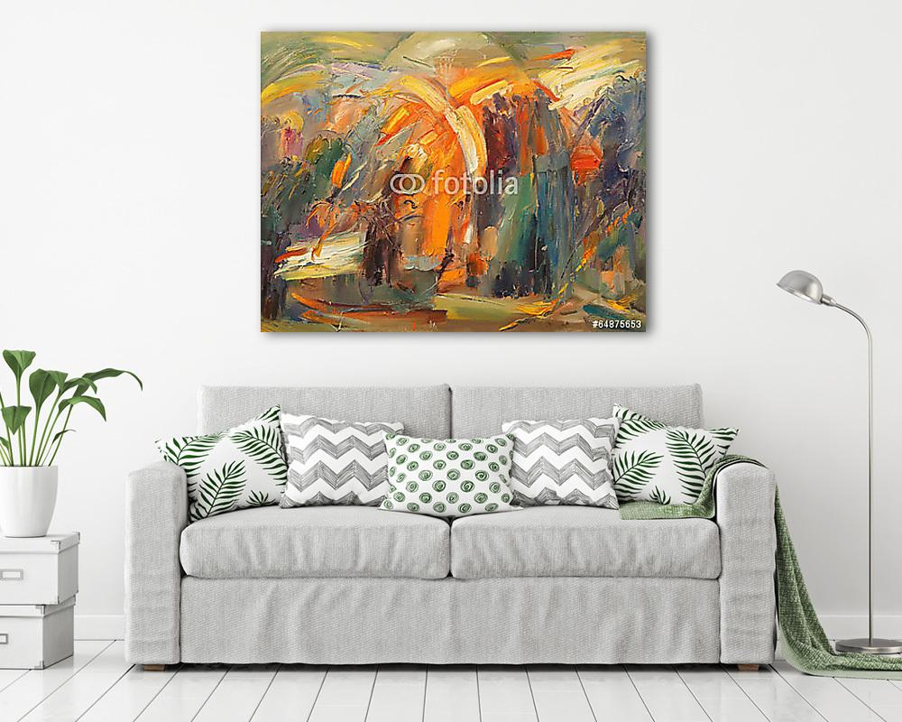 Az absztrakció művészete - vászonkép, falikép vásárlás Az absztrakció művészete (keretezett kép) - vászonkép, falikép otthonra és irodába