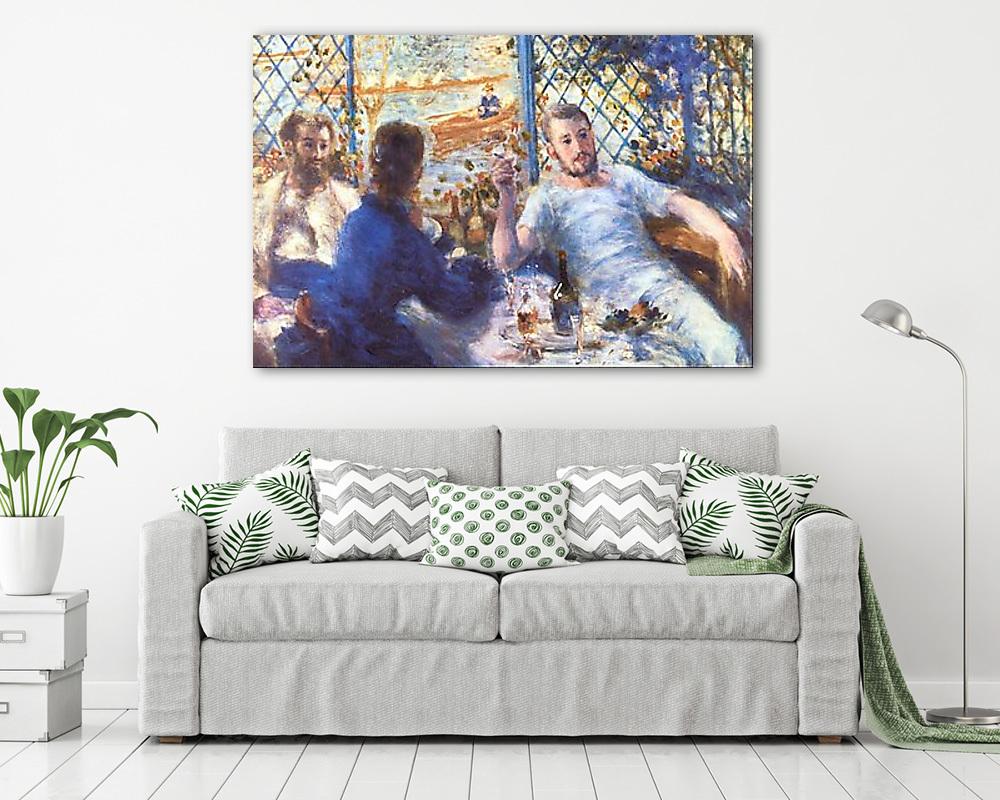 Evezősök ebédje (fotótapéta) - vászonkép, falikép otthonra és irodába