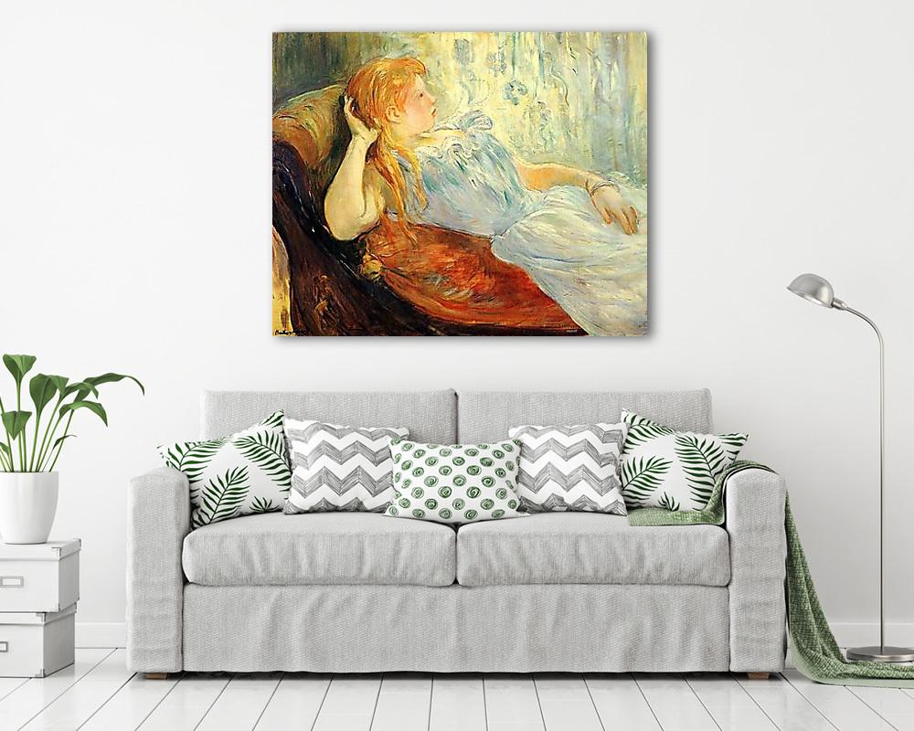 Pihenő lány - vászonkép, falikép vásárlás Pihenő lány (bögre) - vászonkép, falikép otthonra és irodába
